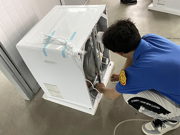 驗貨日常!伊萊克斯點贊金環電器滾筒衣服烘干機代工質量 家用電器